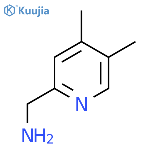 (4,5-dimethylpyridin-2-yl)methanamine structure