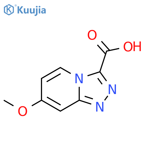 7-methoxy-[1,2,4]triazolo[4,3-a]pyridine-3-carboxylic acid structure