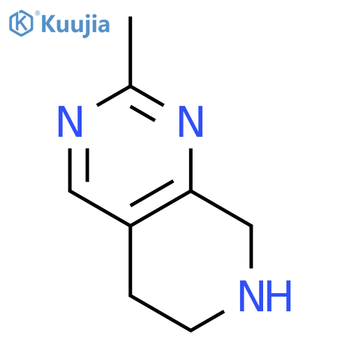 2-Methyl-5,6,7,8-tetrahydropyrido[3,4-d]pyrimidine structure