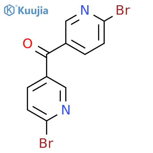 Bis(6-bromopyridin-3-yl)methanone structure