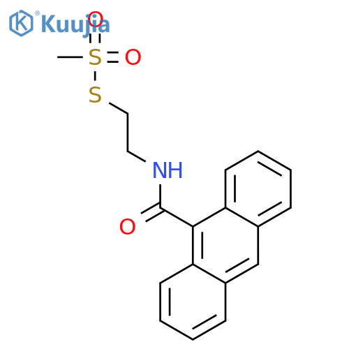 9-Carboxyanthracene MTSEA Amide structure