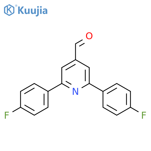 2,6-Bis(4-fluorophenyl)isonicotinaldehyde structure