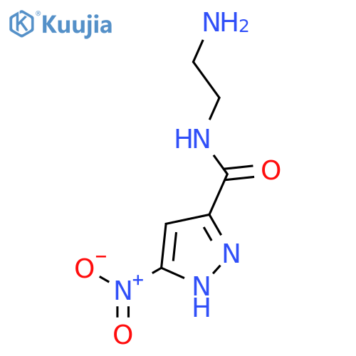 N-(2-Aminoethyl)-5-nitro-1H-pyrazole-3-carboxamide structure