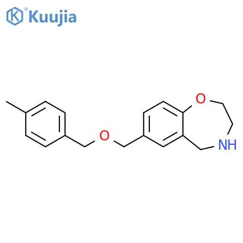 1,4-Benzoxazepine, 2,3,4,5-tetrahydro-7-[[(4-methylphenyl)methoxy]methyl]- structure