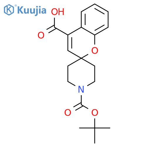 1'-[(2-methylpropan-2-yl)oxycarbonyl]spiro[chromene-2,4'-piperidine]-4-carboxylic acid structure