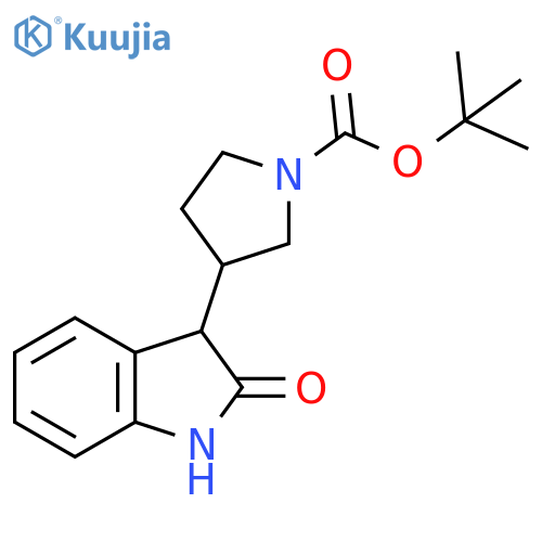 Tert-Butyl 3-(2-Oxoindolin-3-Yl)Pyrrolidine-1-Carboxylate structure
