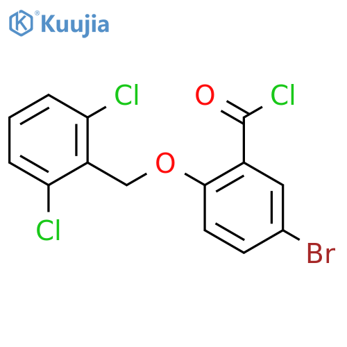 5-Bromo-2-(2,6-dichlorobenzyl)oxy-benzoyl Chloride structure