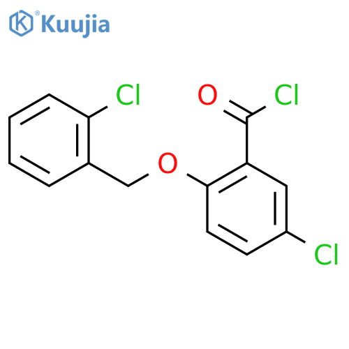 5-Chloro-2-(2-chlorobenzyl)oxybenzoyl Chloride structure