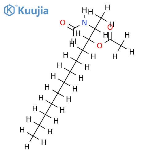 2-formylamido-3-acetoxydodecane structure