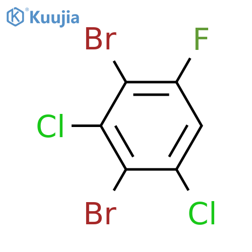 2,4-dibromo-1,3-dichloro-5-fluorobenzene structure