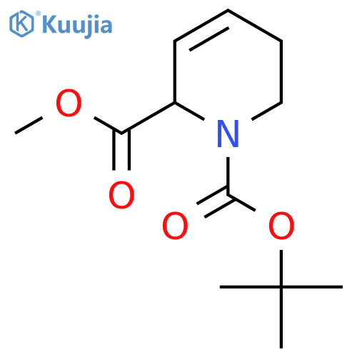 O1-tert-butyl O6-methyl 3,6-dihydro-2H-pyridine-1,6-dicarboxylate structure
