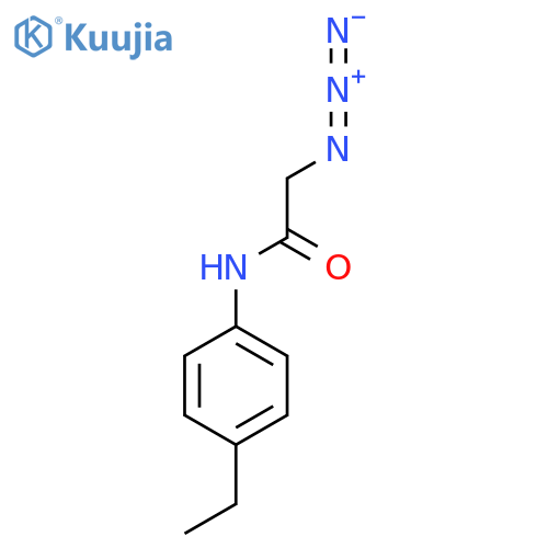 2-Azido-N-(4-ethylphenyl)acetamide structure