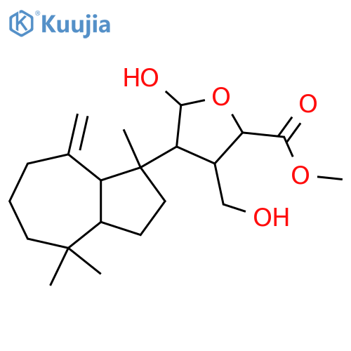 D-Arabinofuranuronic acid, [(1R,3aR,8aS)-decahydro-1,4,4-trimethyl-8-methylene-1-azulenyl]-3,4-dideoxy-3-(hydroxymethyl)-, methyl ester, rel- (9CI) structure