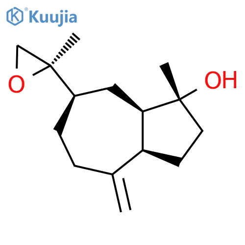 11,12-Epoxy-10(14)-guaien-4-ol structure