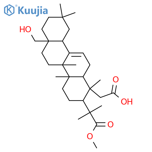 28-Hydroxy-2,3-seco-12-oleanene-2,3-dioic acid; 3-Me ester structure