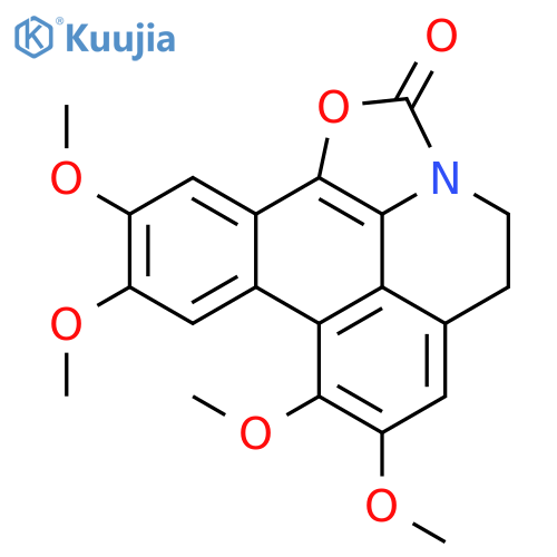 2H-Dibenz[de,g]oxazolo[5,4,3-ij]quinolin-2-one,4,5-dihydro-7,8,10,11-tetramethoxy- structure