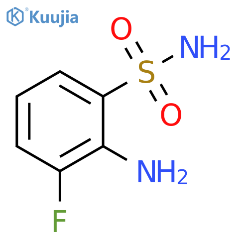 2-amino-3-fluorobenzene-1-sulfonamide structure