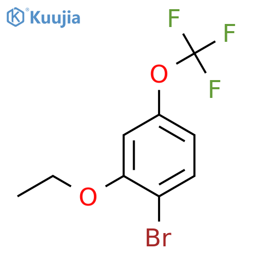 1-Bromo-2-ethoxy-4-(trifluoromethoxy)benzene structure