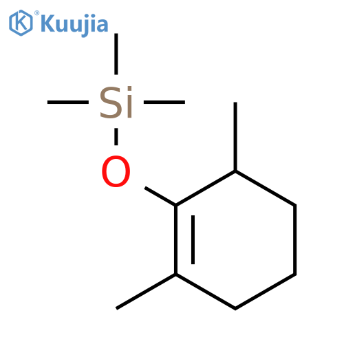 Silane, [(2,6-dimethyl-1-cyclohexen-1-yl)oxy]trimethyl-, (±)- structure