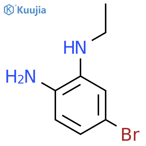 5-Bromo-1-N-ethylbenzene-1,2-diamine structure