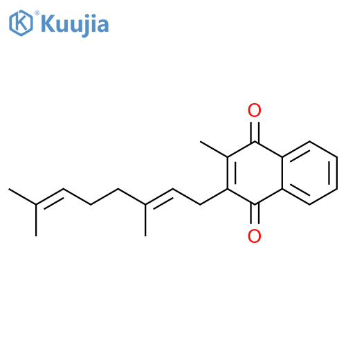 1,4-Naphthalenedione,2-(3,7-dimethyl-2,6-octadien-1-yl)-3-methyl- structure
