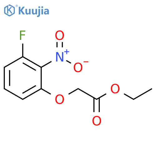 Ethyl 2-(3-fluoro-2-nitrophenoxy)acetate structure