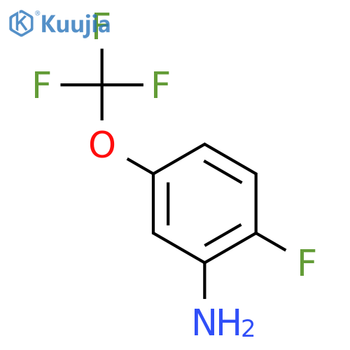 2-Fluoro-5-(trifluoromethoxy)aniline structure