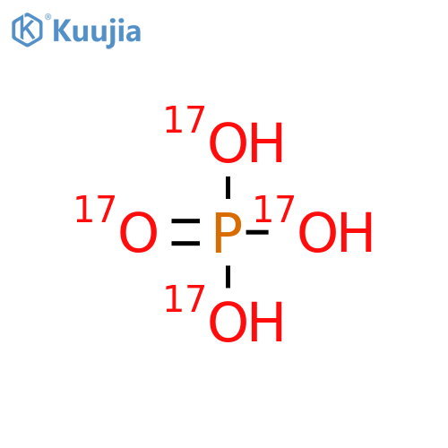 Phosphoric-17O4 acid(9CI) structure