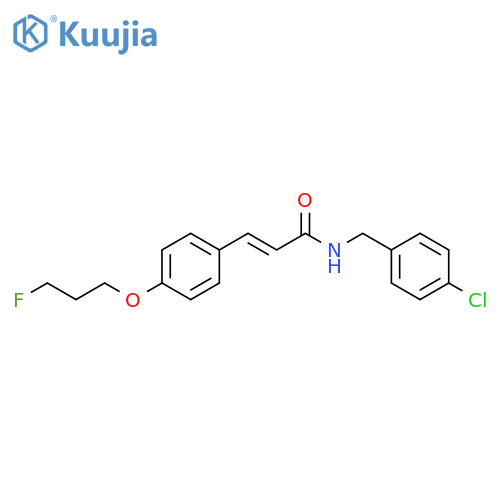 (E)-N-(4-Chlorobenzyl)-3-4-(3-fluoropropoxy)phenyl-2-propenamide structure
