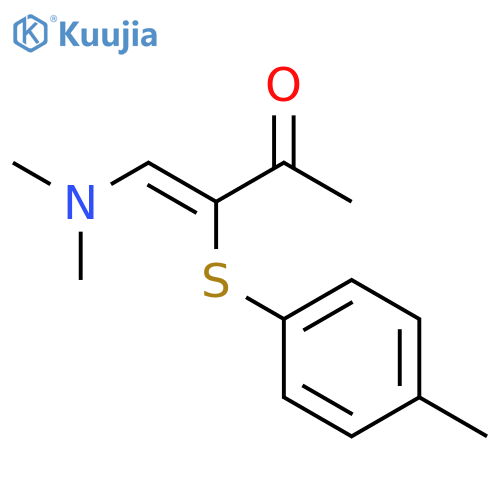 4-(Dimethylamino)-3-(4-methylphenyl)sulfanyl-3-buten-2-one structure