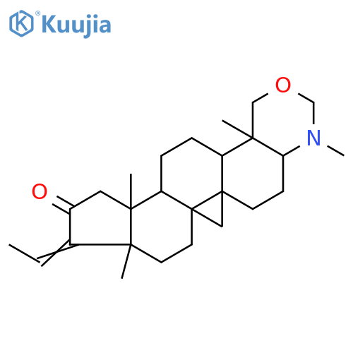 6'H-9,19-Cyclopregna-3,17(20)-dieno[3,4-d][1,3]oxazin-16-one,2',3,3',4-tetrahydro-3',4,14-trimethyl-, (3a,4a,5a,17E)- (9CI) structure