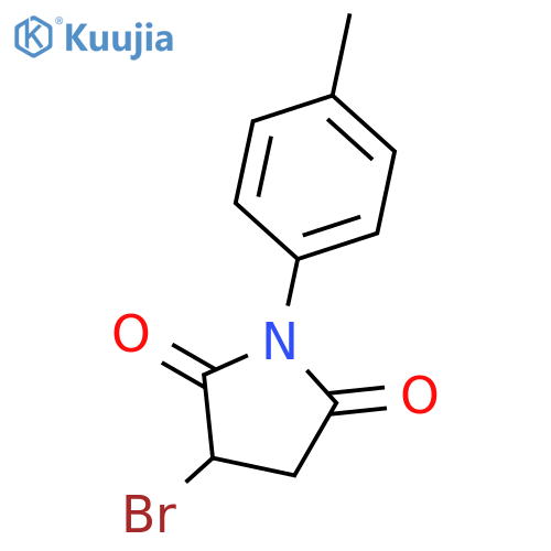 2,5-Pyrrolidinedione, 3-bromo-1-(4-methylphenyl)- structure