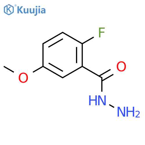 2-Fluoro-5-methoxy-benzhydrazide structure