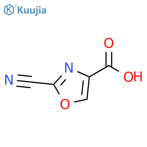 2-Cyanooxazole-4-carboxylic acid structure