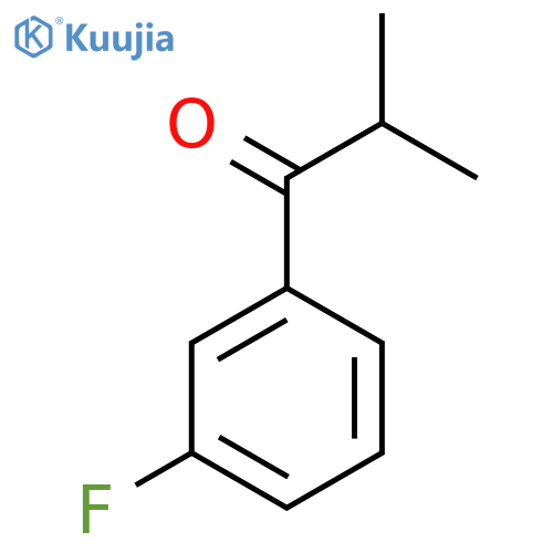 1-(3-Fluorophenyl)-2-methylpropan-1-one structure