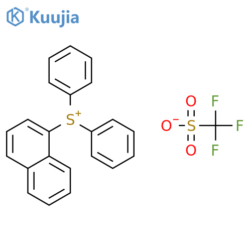 1-NAPHTHYL DIPHENYLSULFONIUM TRIFLATE structure