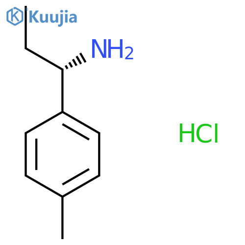 (1s)-1-(4-methylphenyl)-1-propanamine Hydrochloride (1:1) structure