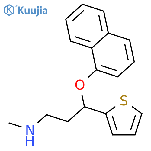 2-Thiophenepropanamine,N-methyl-g-(1-naphthalenyloxy)- structure
