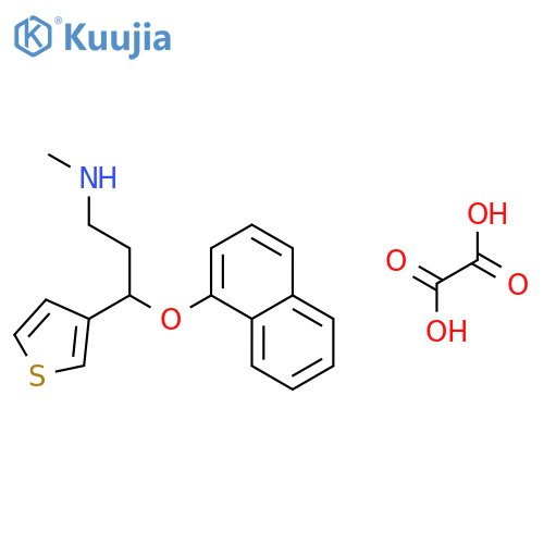 rac Duloxetine 3-Thiophene Isomer Oxalate structure