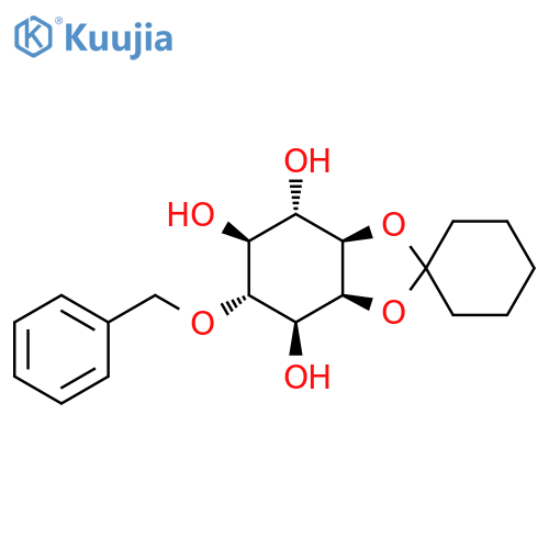 1,2-O-Cyclohexylidene-4-O-(phenylmethyl)-D-myo-inositol structure
