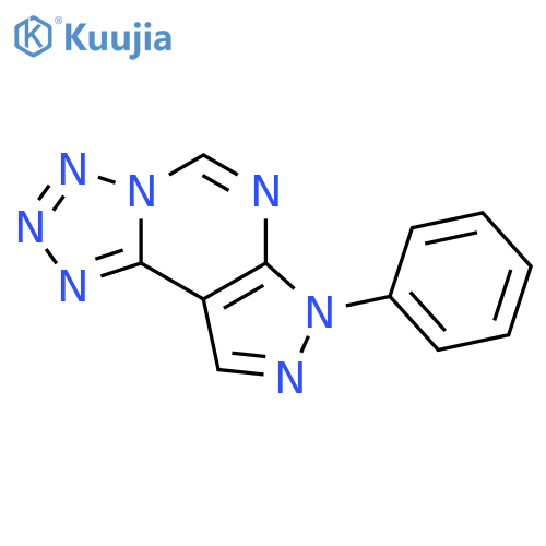10-phenyl-3,4,5,6,8,10,11-heptaazatricyclo7.3.0.0,2,6dodeca-1(9),2,4,7,11-pentaene structure
