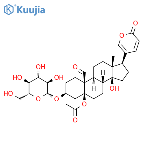 Bufa-20,22-dienolide,5-(acetyloxy)-3-(b-D-glucopyranosyloxy)-14-hydroxy-19-oxo-,(3b,5b)- (9CI) structure