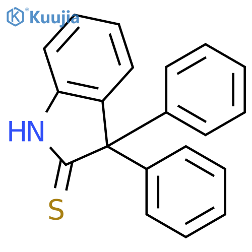 3,3-diphenyl-1H-indole-2-thione structure