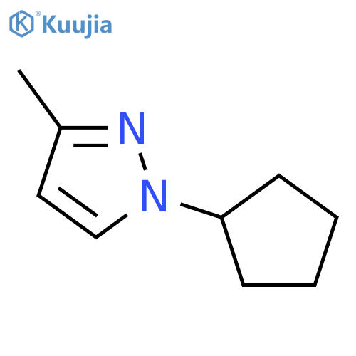 1-cyclopentyl-3-methyl-1H-pyrazole structure