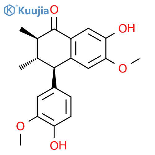 (2R,3S,4R)-7-Hydroxy-4-(4-hydroxy-3-methoxyphenyl)-6-methoxy-2,3-dimethyl-3,4-dihydro-2H-naphthalen-1-one structure
