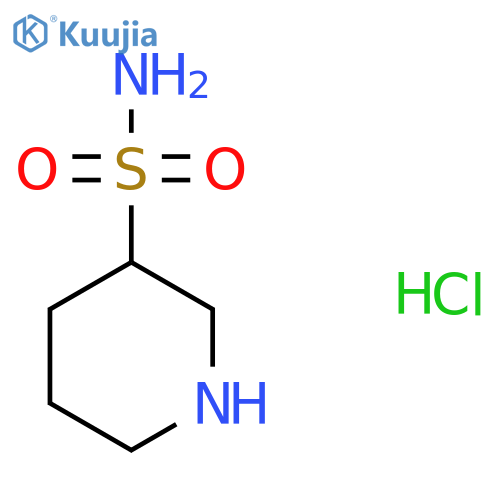 Piperidine-3-sulfonamide hydrochloride structure