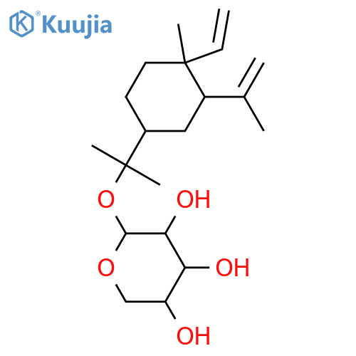 1,3-Elemadien-11-ol; (5α,10β)-form, 11-O-α-D-Arabinopyranoside structure