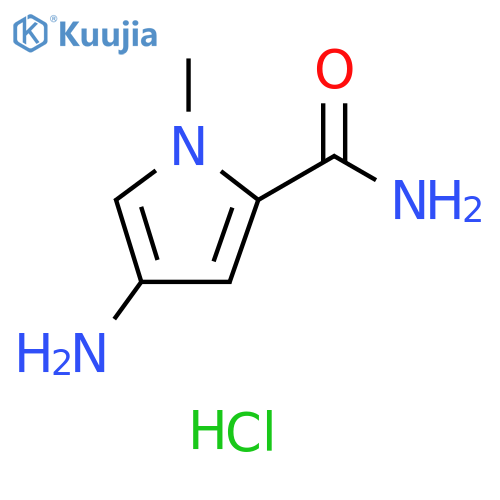4-amino-1-methyl-1H-pyrrole-2-carboxamide hydrochloride structure