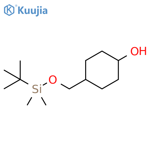 4-{(tert-Butyldimethylsilyl)oxymethyl}cyclohexan-1-ol structure