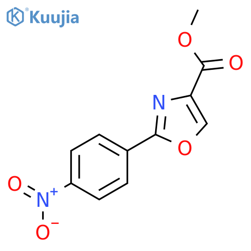Methyl 2-(4-Nitrophenyl)oxazole-4-carboxylate structure